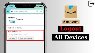 How To LogoutSign Out of Amazon Account on All Devices Full Guide [upl. by Conlin]