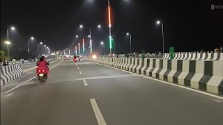 Patna digha new elevated road tour during night  Patna city [upl. by Coffey]