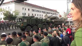 Militärparade am Tag der Leutnante vom 30092023 Bundesheer ÖBH [upl. by Esyla]