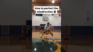 How to perfect the misdirection 🧠🏀 basketball basketballcourt basketballislife nba training [upl. by Noied348]