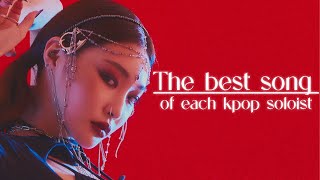 the BEST song of each kpop soloist voted by the people themselves [upl. by Tamanaha]