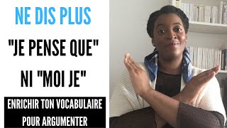 7 MOTS SOUTENUS pour EXPRIMER SON OPINION et ENRICHIR SON VOCABULAIRE [upl. by Notlih]