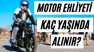 MOTOR EHLÄ°YETÄ° KAÃ‡ YAÅINDA ALINIR  A1 EHLÄ°YET  A2 EHLÄ°YET ALMAK  MOTOSÄ°KLET EHLÄ°YETÄ° [upl. by Fesuy437]