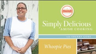 Whoopie Pies Featured in Simply Delicious Amish Cooking  Sherry Gore [upl. by Refanej]