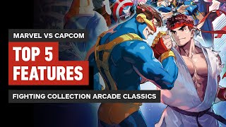 Top 5 Features of Marvel vs Capcom Fighting Collection Arcade Classics [upl. by Convery]