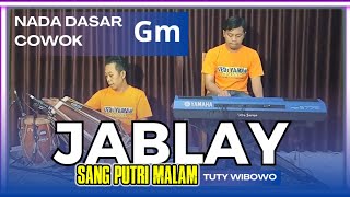 Jablay2 karaoke  Tuty wibowo nada cowo Gm versi bajidor [upl. by Bannasch]