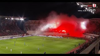 SUPER ATMOSFERĂ la Sibiu Sa cântat imnul României pe noul stadion Hagi premiat [upl. by Gavriella]