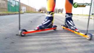 Skating Rollski SRB SR04 SkateZ Alu 80 [upl. by Nnyleitak]