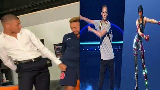 Kylian Mbappe doing Fornite dance  Floss [upl. by Mignonne665]