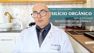 Como suplementar SILÍCIO ORGÂNICO após 30 anos de idade para formar colágeno na pele e articulações💊 [upl. by Rimola]