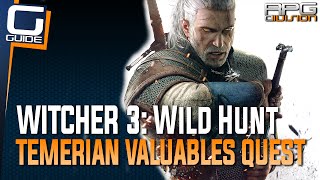 Witcher 3 The Wild Hunt  Temerian Valuables Quest Guide [upl. by Cailean]