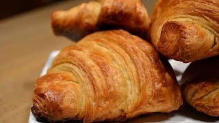 Video ricettaquotCornetti sfogliati alla francese 100 grano duroquot Croissant Aglio in Camicia [upl. by Hekker]