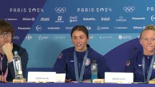 USAs Sarah BaconKassidy Cook on Chinas diving team the goal is to beat them one day｜Paris 2024 [upl. by Eirtemed540]