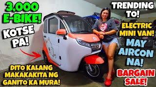 DITO KA LANG MAKAKAKITA NG GANITO KA MURA 3000 LANG MAY EBIKE KANA KOTSE NA MAY AIRCON PA [upl. by Lledor]