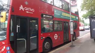 T141 LJ10HTT on the Bus Route 289 in Thornton Heath Pond Bus Garage to Purley Station [upl. by Gnauq]