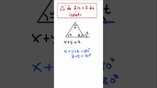 2 İÇ 1 DIŞ İSPAT GEOMETRİ shorts [upl. by Howey952]