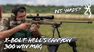 Shooting the XBolt Hells Canyon at 865yd [upl. by Nadab]