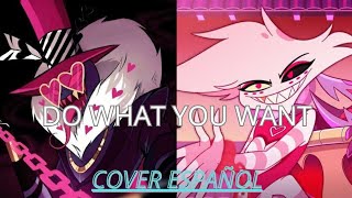 Hazbin Hotel  Do what U Want Angel Duts Valentino Cover Version  Español [upl. by Ydak342]