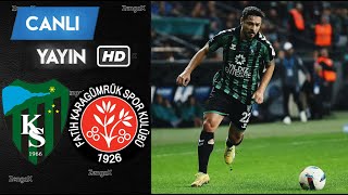 Kocaelispor Fatih Karagümrük Maçı Canlı İzle  eFootball Türkçe Simülasyon [upl. by Maloney586]