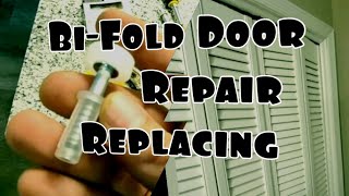 How To Repair a BiFold Door  Roller Replacement [upl. by Yrennalf302]