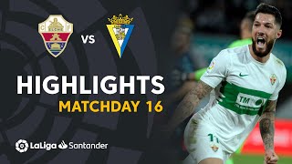 Resumen de Elche CF vs Cádiz CF 31 [upl. by Aicia]