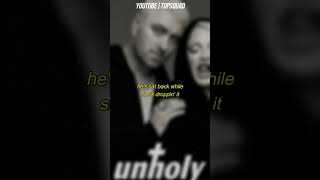 Sam Smith  Unholy feat Kim Petras Lyrics shorts [upl. by Pulling413]