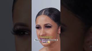 Cardi B saddest interview cardib interview interview music wap money [upl. by Adnilrev]