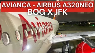 TRIP REPORT  Avianca Airlines  Airbus A320neo  Bogotá BOG to New York  Kennedy JFK  Economy [upl. by Imas]