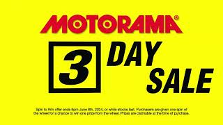 Motorama 3 Day Sale  Buy Any Car amp Spin to Win up to 2000 [upl. by Corabelle]