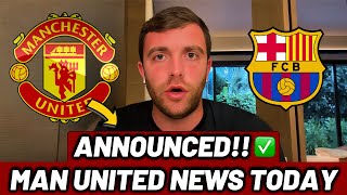 🚨 MANCHESTER UNITED TRANSFER NEWS TODAY 🔥 FABRIZIO ROMANO CONFIRMS ETH Wants Barcelona midfielder [upl. by Anjali]