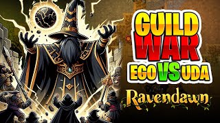 PVP  GUILD WAR RAVENDAWN 🔥😱 BATALLA DE CLANES EN WARMODE ⚔ [upl. by Ecad]