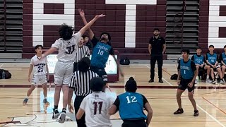 EVHS Frosh Basketball Game December 12 2023 5956 loss vs Piedmont Hills [upl. by Yeltnarb]