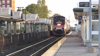 PHASE II PAINT SCHEME GREAT BELL Amtrak 130 on VIA 98Amtrak 63 at Oakville [upl. by Lamoree]