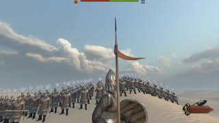 100 Sturgian Heroic Line Breaker vs 100 Aserai Mameluke Palace Guard  Mount amp Blade 2 Bannerlord [upl. by Elmer357]