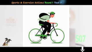 SPORTS amp EXERCISES SPOKEN ENGLISH VOCABULARY HINDI BANGLA TELUGU TAMIL MALAYALAM KANNADA [upl. by Rosenberger]