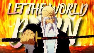 Yamamoto Vs Yhwach  Bleach ThousandYear Blood War「AMV」LET THE WORLD BURN  4K [upl. by Gapin]