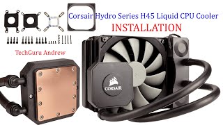 Corsair Hydro Series H45 Liquid CPU Cooler [upl. by Yuji511]