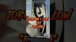 Jordan 1 Low OG Mocha Unboxing  Smoother Than Coffee Hotter Than Heat jordan1low jordan1 [upl. by Lucinda46]