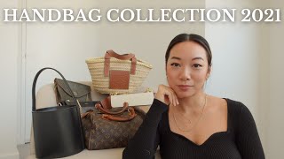 My Modest MidRange Handbag Collection 2021  APC Paris Staud Nanushka Wandler amp Vintage [upl. by Straus]