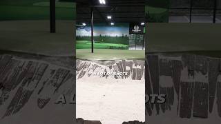 INSANE indoor bunker 😮 golf homecourse shorts [upl. by Aloke]