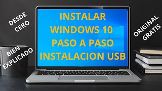 ✅ El modo correcto de Instalar Windows 10 Desde USB Desde Cero Actualizado y Original 2024 [upl. by Engud142]