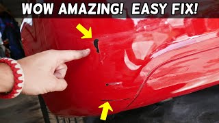 HOW TO FIX PAINT SCRATCH ON CAR BUMPER like a PRO  Easy [upl. by Adrianna]