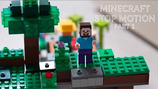 Minecraft Stop Motion Part 1 [upl. by Nylinnej285]