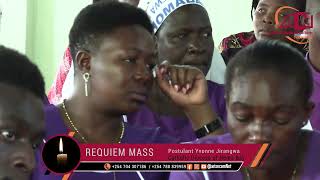 Requiem Mass  Postulant Yvonne Jirangwa  Homily Part a  01112024 [upl. by Nyahs346]