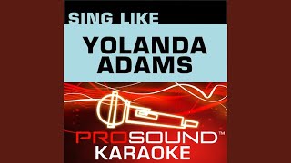 Fragile Heart Karaoke with Background Vocals In the Style of Yolanda Adams [upl. by Abagael]