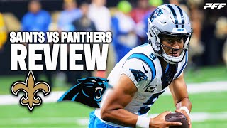 Saints vs Panthers Week 1 Game Review  PFF [upl. by Bee899]