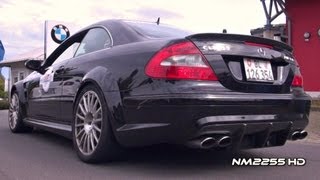 MercedesBenz CLK63 AMG Black Series vs sportscars at Nürburgring Nordschleife  Assetto Corsa AC [upl. by Nnyluqcaj]