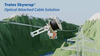 Tratos SkyWrap  Fibre Optical Attached Cable solution for remote and challenging terrains [upl. by Caye]