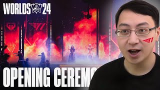 Worlds 2024 Finals Opening Ceremony Went Crazy League of Legends Reaction  Linkin Park  Ashnikko [upl. by Haleigh]