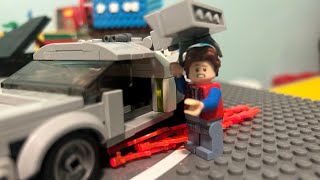 Lego Delorean stopmotion [upl. by Uwkuhceki]